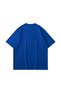 Dalmatian-Print Oversized Unisex Blue T-Shirt - 2