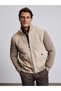 Beige Leather Jacket 50328472-VR011 - 3