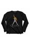 Freddie Mercury, "We Are the Champions" from "Rock of Age," Black Long-Sleeve T-Shirt by Kretas