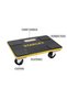 MS573 Moving Dolly, Black, 60 x 45 x 13.5cm - 5