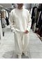 Beige Knit Basic Sweatshirt HM- - 7