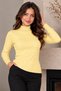 Long-Sleeve Knit Bodysuit N922 Lemon Yellow - 3
