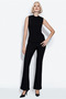 Mock Neck Sleeveless Knitwear Blouse - 3