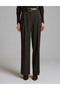 Brown Fabric Pants 50331176-VR029 - 2