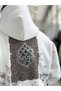 White Holographic Hooded Sweatshirt SW-5261 - 5