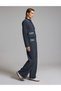 Navy Blue Flare Fit Sweatpants 50331326-VR033 - 4