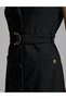 Black Slim Fit Woven Dress 50332712-VR046 - 6