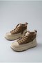 Jazzy Women's Athletic Lace-Up Boots, Genuine Leather