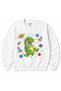 Space Dino Adventure – Cute Astronaut Dinosaur, Rockets, and Planets Graphic Cotton Sweatshirt
