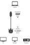 كابل عرض من نوع DisplayPort إلى DVI من أمازون بيسيكس - طول 6 أقدام (عبوة تحتوي على قطعتين). - 4