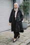 Hooded Windbreaker Jacket with Large Pocket Detail and Detailed Back, Model 530122, Black - 4