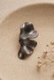 Women's Lacquer Coated Butterfly Wing Appearance Studded Model Earrings - 6