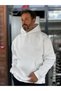 White Patchwork Hooded Sweatshirt SW-5272 - 6
