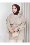 WOMEN'S PREMIUM-QUALITY BELTED OVERSIZED SHORT METLON COAT - 2