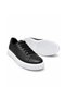 Genuine Leather Black Men's Sneakers - 23651 - 4