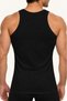 SILVER - Men's Black Tank Tops, 6-Pack in a Special Box, 100% Cotton, Comfortable and Stylish Design - 3