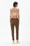 Women's Italian-Style Drawstring Waist Stretch Fabric Straight-Leg Pants, Sizes 38–44 - 4