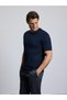 Navy Blue Regular Fit Basic T-Shirt 50331677-VR033 - 3