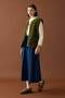 Fusta din denim bleumarin - 3