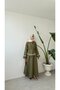 SHIRT AND SKIRT SET WITH STRIPED DETAIL - GREEN - 5
