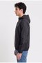 Men Brand Logo Windbreaker Jackets, Black - 3