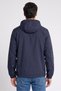 Men Embroidered Logo Hooded Jackets, Navy - 4