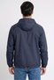Men Regular Fit Long Sleeve Windbreaker Jacket, Navy - 4