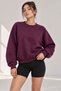 Women's 3-Ply Brushed Inside Raglan-Sleeve Sweatshirt MY3535