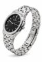 ASTERION SD1441-M Men's Analog Quartz Watch, Octagonal Stainless Steel Case, Black Textured Dial - 2