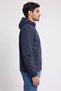 Men Embroidered Logo Hooded Jackets, Navy - 3