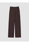 Peak New Season Brown Women's Trousers with Elastic Waist - 7