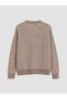 Peak New Season Brown Crew Neck Men's Knitwear Sweater - 6