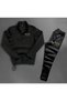 Men's Polo Neck Logo Printed Bottom Top Suit