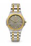 ASTERION SD1441-M Men's Analog Quartz Watch, Two-Tone Stainless Steel, Grey Dial