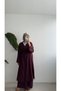 MAAR 100% Cotton MUSLIN SET - BURGUNDY - 8