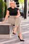 MOM FIT JEANS PLUS SIZE HIGH-WAISTED JEANS - 4