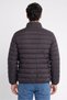 Men Regular Fit Long Sleeve Puffer Quilted Jacket, Dark Grey - 4