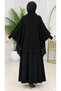 Women's Fringed-Sleeves, Ribbed-Cuffs, Loose-Fit Knit Chic Poncho, Standard Size - 7
