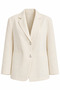 Stone-Colored Linen Blazer - 2y7255