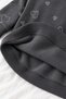 Charcoal Grey Girls' Sequin-Patterned Wide-Leg Shorts and Sweatshirt Set 25083 - 2