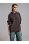 Brown Oversized Sweatshirt 50331331-VR029