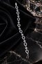 Iced Out Teardrop-Shaped Bracelet with Sapphire-Colored Stones - 3