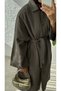 GABARDINE TRENCH COAT - KHAKI - 5