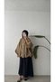 LACE BALLOON-SLEEVE JACKET - KHAKI