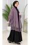 Women's Fringed-Sleeves, Ribbed-Cuffs, Loose-Fit Knit Chic Poncho, Standard Size - 5