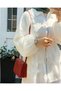 WAIST-ADJUSTABLE VUAL JACKET - WHITE - 4