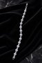 Iced Out Bracelet with Small Stone Embellishments and Waterway Design - 4