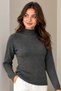 Long-Sleeve Knit Bodysuit N922 Anthracite - 2
