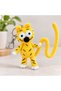 Marsupilami Amigurumi Keychain, Hand-Knitted Clutch Bag Charm and Car Accessory, Shaped Wire Tail, 100% Cotton Yarn - 3