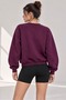 Women's 3-Ply Brushed Inside Raglan-Sleeve Sweatshirt MY3535 - 2